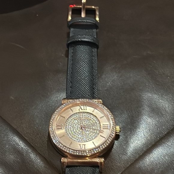 Authentic Michael Kors CATLIN Rose Gold & Pave Embellished Women’s Watch MK-2376 - Picture 11 of 14